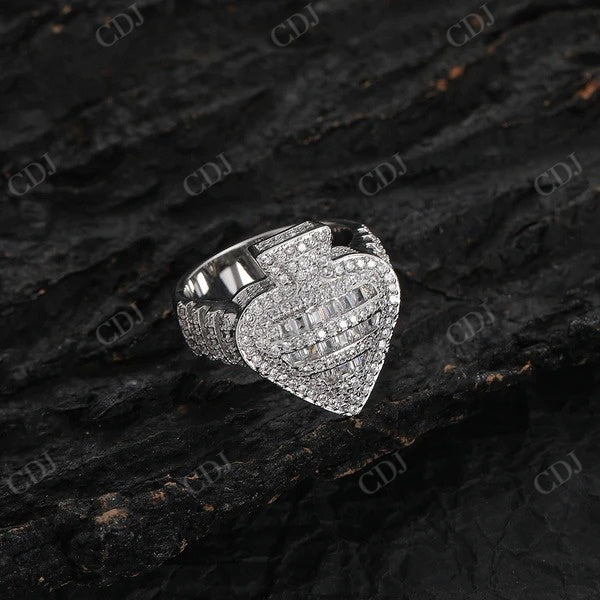 Diamond Iced Out Custom Hip Hop Ring  CustomDiamJewel   