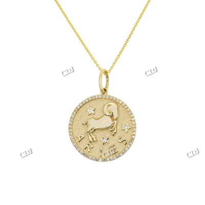 New Arrival Coin Sine Gold Plated Female Necklace hip hop jewelry CustomDiamJewel