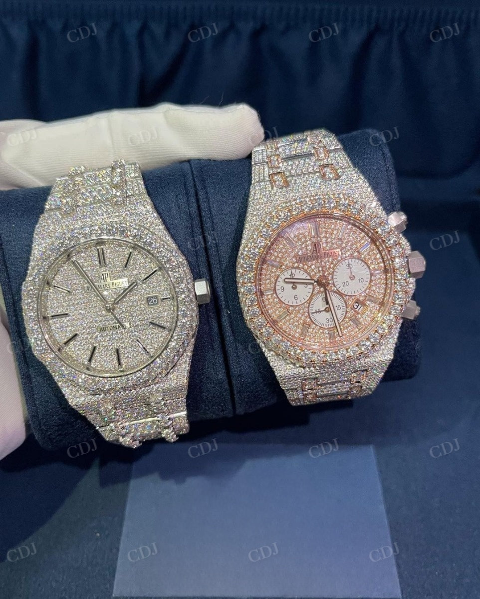 Audemars Piguet Stainless Steel Diamond Watches  customdiamjewel   