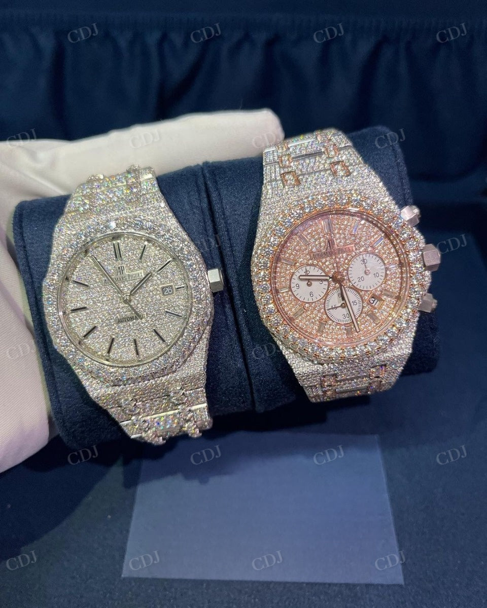 Audemars Piguet Stainless Steel Diamond Watches  customdiamjewel   