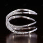 0.42CTW Round Cut Lab Grown Diamond Twisted Wedding Band  customdiamjewel   