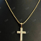 Men's Small Cross Diamonds Pendant  customdiamjewel   