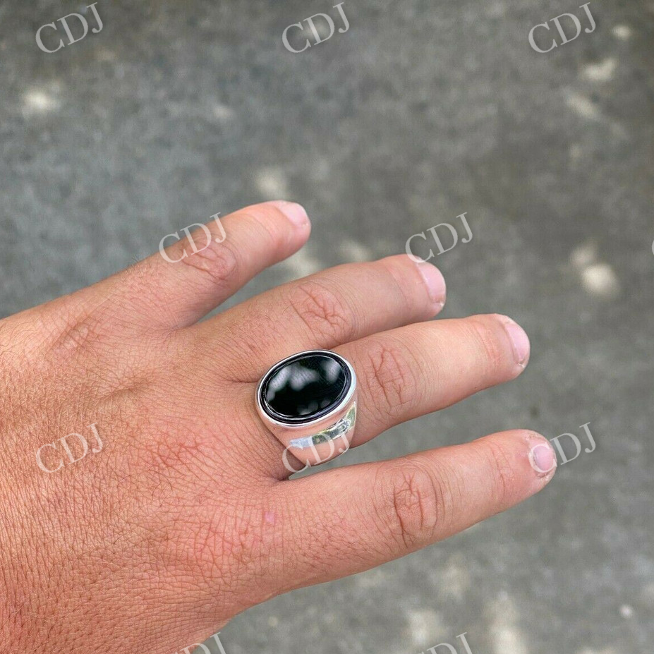 Black onyx Hip Hop Ring For Men  customdiamjewel   