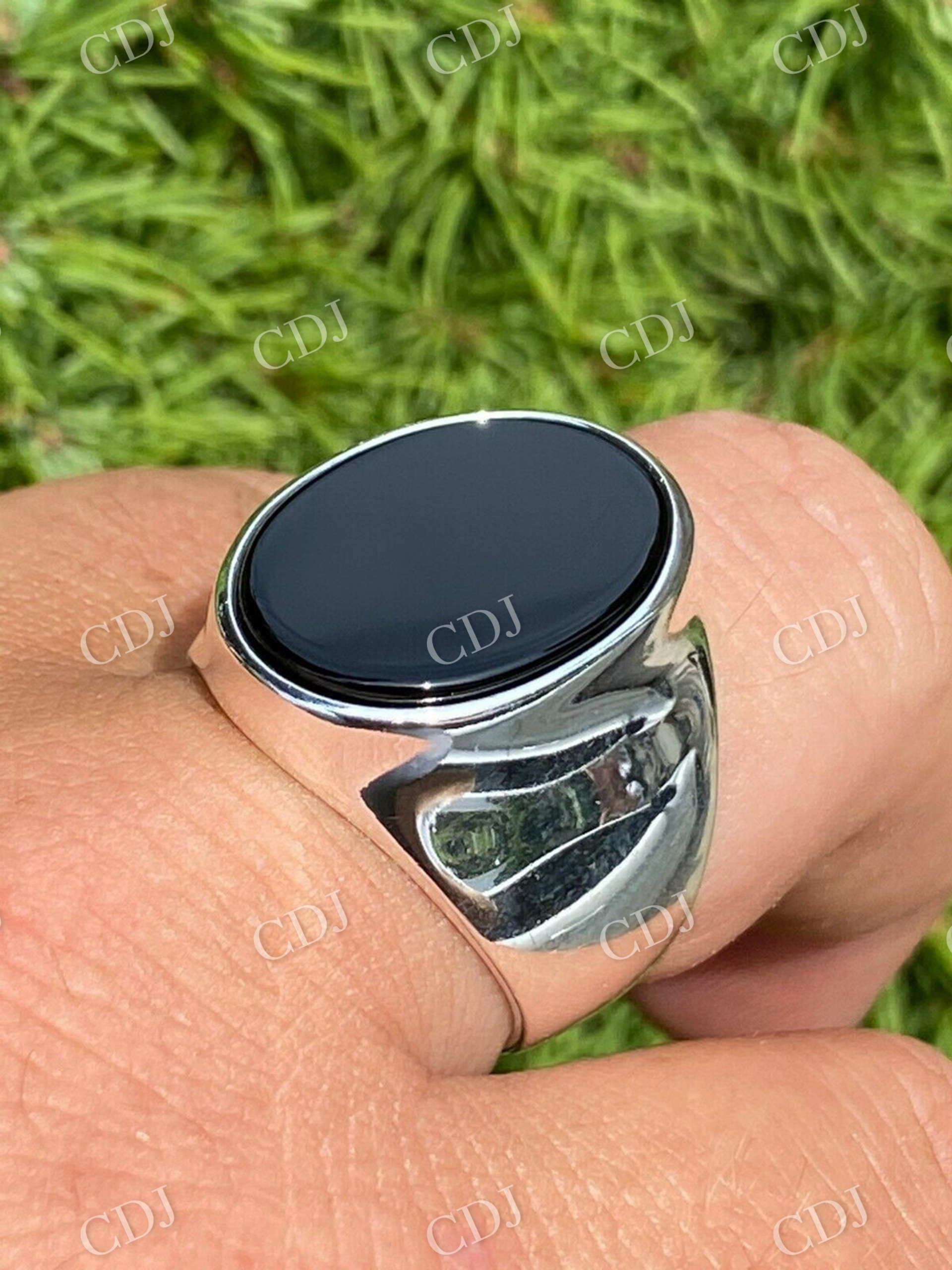 Black onyx Hip Hop Ring For Men  customdiamjewel   