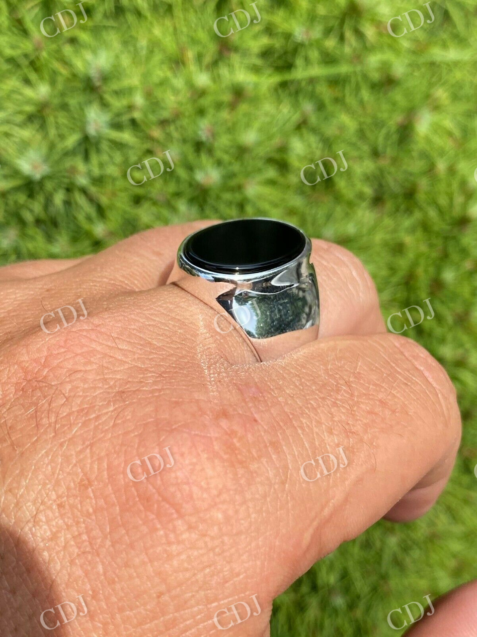 Black onyx Hip Hop Ring For Men  customdiamjewel   