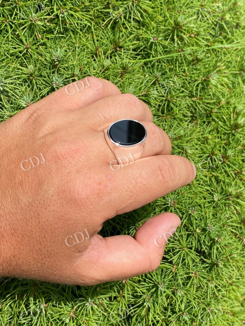 Black onyx Hip Hop Ring For Men  customdiamjewel   