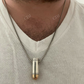 Men's Real Gold Bullet Pendant  customdiamjewel   