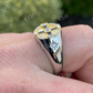 14K Gold iced Out Ring  customdiamjewel   