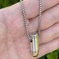 Men's Real Gold Bullet Pendant  customdiamjewel   