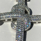 Real Iced Diamond Nail Cross Pendant  customdiamjewel   