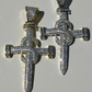 Real Iced Diamond Nail Cross Pendant  customdiamjewel   