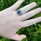 Blue Sapphire Hip Hop Ring  customdiamjewel   