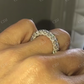 Diamond Eternity Ring Wedding Band  customdiamjewel   