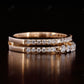 0.59CTW Round Lab Grown Diamond Wedding Band  customdiamjewel 10KT Rose Gold VVS-EF