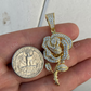 Hiphop Diamond Rose Flower Pendant  customdiamjewel   