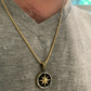 Hip Hop Navigation Star Compass Pendant  customdiamjewel   