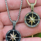 Hip Hop Navigation Star Compass Pendant  customdiamjewel   