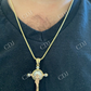 Hip Hop Cross Jesus Diamond Pendant  customdiamjewel   