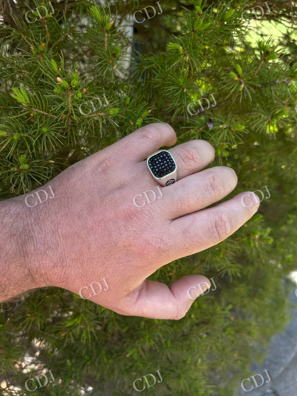 Black Diamond Ring For Men  customdiamjewel   