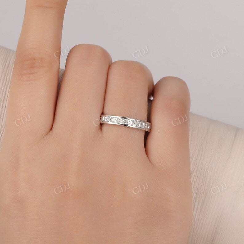 1.50CTW Princess Cut Natural Diamond Wedding Band Wedding Band customdiamjewel   