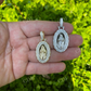 14K Gold Moissanite Mary Pendant For Men  customdiamjewel   