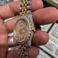 36mm Rolex Big Bezel on Diamond Rainbow Digit Watch  customdiamjewel   