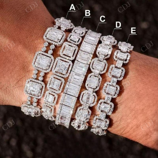 Hip Hop Diamond Deginer Hndmade Iced Out Bracelets  CustomDiamJewel   