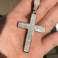 Mens Large Cross 3ct Diamonds Hip Hop Pendant  customdiamjewel   