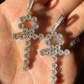 Diamond Ankh Cross Tennis Pendant  customdiamjewel   