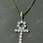 Diamond Ankh Cross Tennis Pendant  customdiamjewel   