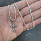 Moissanite Tennis Cross Iced Hip Hop Pendant  customdiamjewel   