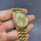 36mm Rolex Diamond On Bezel Moissanite Bust Down Watch  customdiamjewel   