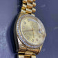 36mm Rolex Diamond On Bezel Moissanite Bust Down Watch  customdiamjewel   