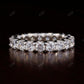 3.5mm Round Natural Diamond Full Eternity Wedding Band  customdiamjewel   