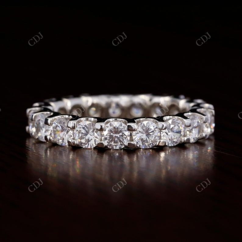 3.5mm Round Natural Diamond Full Eternity Wedding Band  customdiamjewel   