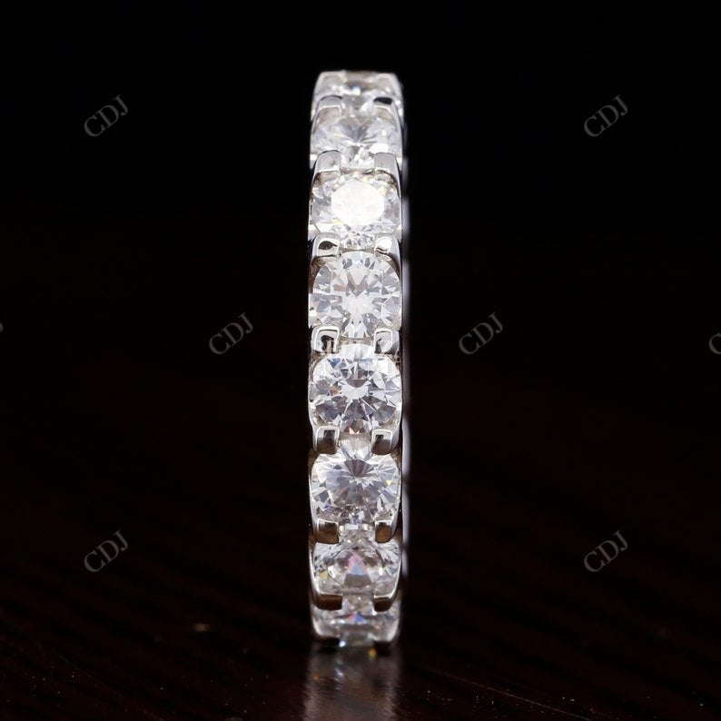 3.5mm Round Natural Diamond Full Eternity Wedding Band  customdiamjewel   