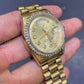 36mm Rolex Diamond On Bezel Moissanite Bust Down Watch  customdiamjewel   