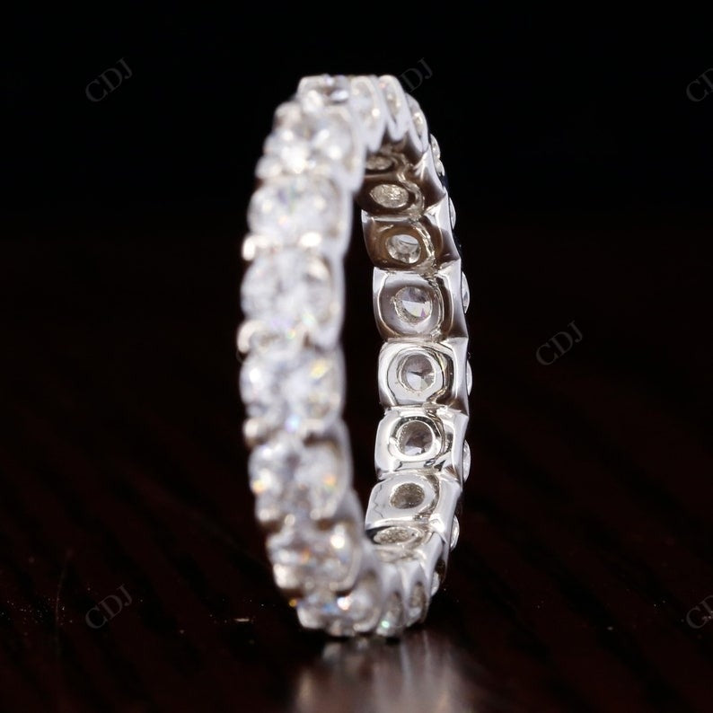 Round Cut 3.20CTW Lab Grown Diamond Full Eternity Matching Band  customdiamjewel   