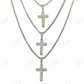 Moissanite Cross Tennis Hip Hop Pendant  customdiamjewel   