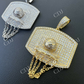 Moissanite Basketball Hoop Pendant  customdiamjewel   