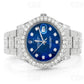 Iced Out VVS Moissanite Diamond Watch Rolex Date Just Diamond Watch 22.95CTW  customdiamjewel   