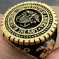 Navy Military Sailor Army Ring  customdiamjewel   