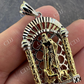 Moissanite St Lazarus Saint Iced Pendant  customdiamjewel   