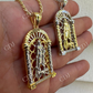 Moissanite St Lazarus Saint Iced Pendant  customdiamjewel   