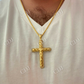 Plain Gold Finish Cross Pendant  customdiamjewel   