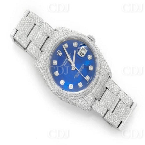 High Quality Lab Grown Diamond Fully Iced Hip Hop Rolex Watch for Men  customdiamjewel   