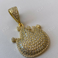 Hip Hop Fire Emoji Diamond Pendant  customdiamjewel   