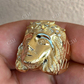 Jesus Face Pinky Ring  customdiamjewel   