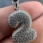 Bubble Lucky Number Diamond Pendant  customdiamjewel   