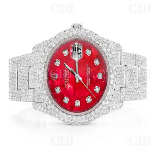 Rolex Fully Natural Diamond Wrist Band Watch Men's Women's Hip Hop Jewelry  customdiamjewel   